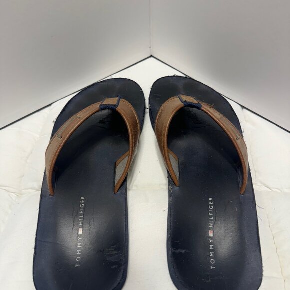 TOMMY HILFIGER MENS FLIP FLOPS - Picture 1 of 2